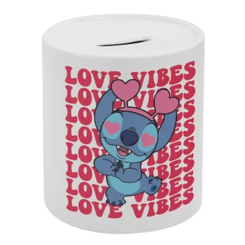 Lilo & Stitch Love vibes, Κουμπαράς πορσελάνης με τάπα