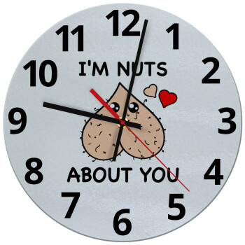 I'm Nuts About You, Ρολόι τοίχου γυάλινο (30cm)