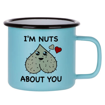 I'm Nuts About You, Κούπα Μεταλλική εμαγιέ ΜΑΤ σιέλ 360ml