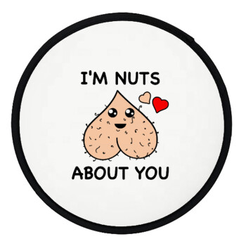 I'm Nuts About You, Βεντάλια υφασμάτινη αναδιπλούμενη με θήκη (20cm)