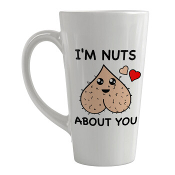 I'm Nuts About You, Κούπα κωνική Latte Μεγάλη, κεραμική, 450ml