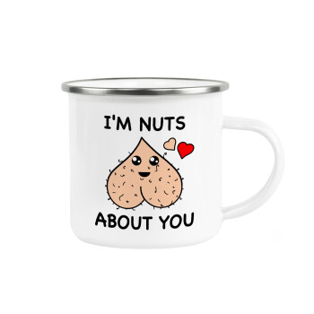I'm Nuts About You, Κούπα Μεταλλική εμαγιέ λευκη 360ml