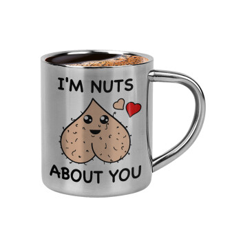 I'm Nuts About You, Double-wall metal cup for espresso (220ml)