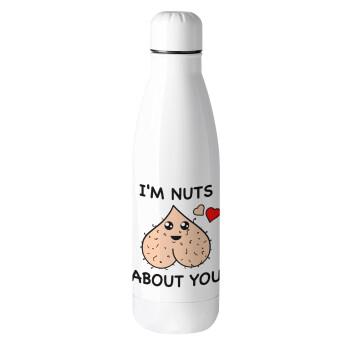 I'm Nuts About You, Metal mug thermos (Stainless steel), 500ml