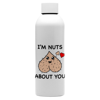 I'm Nuts About You, Μεταλλικό παγούρι νερού, 304 Stainless Steel 800ml