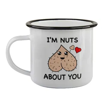 I'm Nuts About You, Κούπα εμαγιέ με μαύρο χείλος 360ml