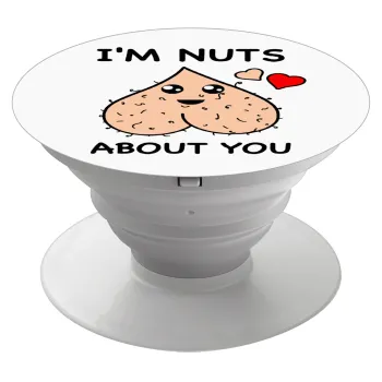 I'm Nuts About You, Phone Holders Stand  Λευκό Βάση Στήριξης Κινητού στο Χέρι