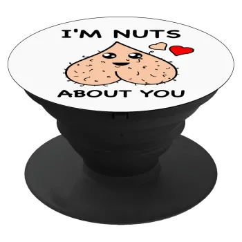 I'm Nuts About You, Phone Holders Stand  Black Hand-held Mobile Phone Holder