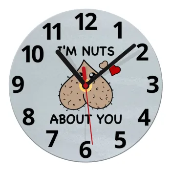 I'm Nuts About You, Ρολόι τοίχου γυάλινο (20cm)