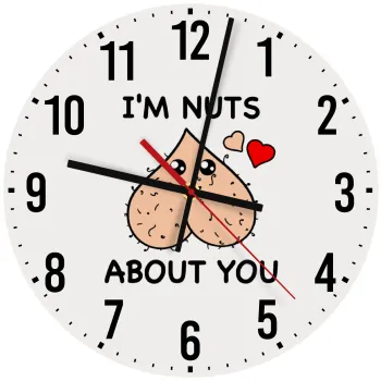 I'm Nuts About You, Ρολόι τοίχου ξύλινο (30cm)