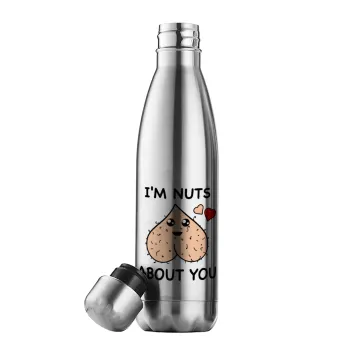 I'm Nuts About You, Inox (Stainless steel) double-walled metal mug, 500ml