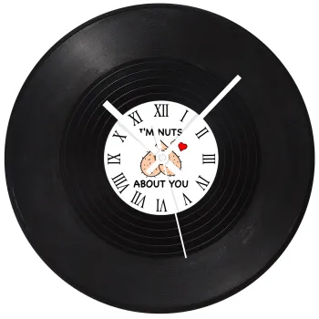 I'm Nuts About You, Ρολόι τοίχου Βινύλιο (30cm)