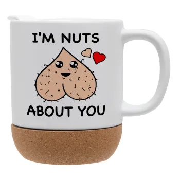 I'm Nuts About You, Ceramic coffee mug Cork (MAT), 330ml
