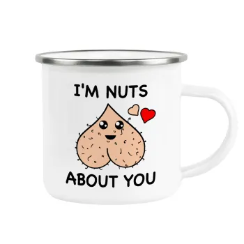 I'm Nuts About You, Κούπα Μεταλλική εμαγιέ λευκη 360ml