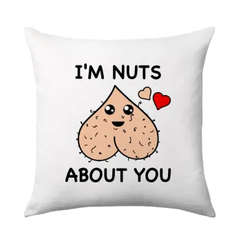 I'm Nuts About You, Sofa cushion 40x40cm includes filling