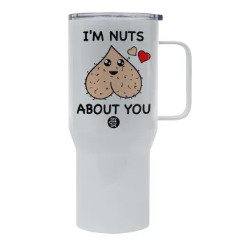 I'm Nuts About You, Tumbler με καπάκι, διπλού τοιχώματος (θερμό) 750L