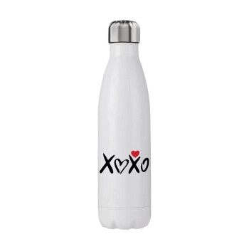 xoxo, Μεταλλικό παγούρι θερμός (Stainless steel), διπλού τοιχώματος, 750ml