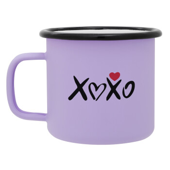 xoxo, Κούπα Μεταλλική εμαγιέ ΜΑΤ Light Pastel Purple 360ml