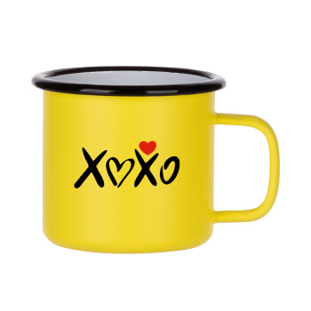 xoxo, Κούπα Μεταλλική εμαγιέ ΜΑΤ Κίτρινη 360ml