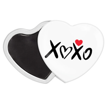xoxo, Μαγνητάκι καρδιά (57x52mm)