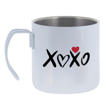 xoxo, Mug Stainless steel double wall 400ml