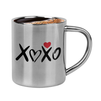 xoxo, Double-wall metal cup for espresso (220ml)