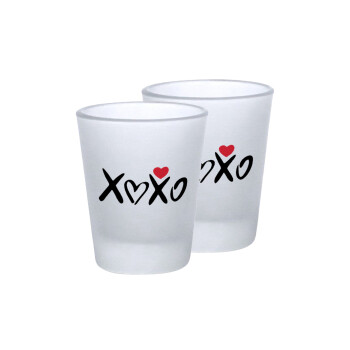 xoxo, Σφηνοπότηρα γυάλινα 45ml του πάγου (2 τεμάχια)