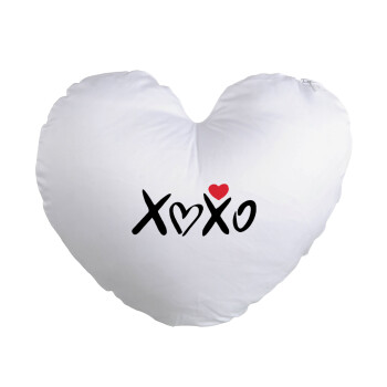 xoxo, Μαξιλάρι καναπέ καρδιά 40x40cm περιέχεται το  γέμισμα