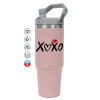 Pink color, 890ml (30oz) stainless Steel Tumbler with Handle