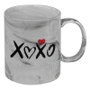 Mug ceramic marble style, 330ml