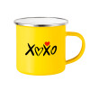 Yellow Enamel Metallic Cup 360ml