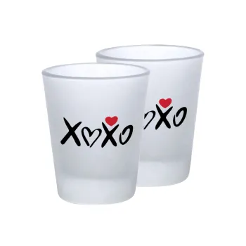 xoxo, Σφηνοπότηρα γυάλινα 45ml του πάγου (2 τεμάχια)