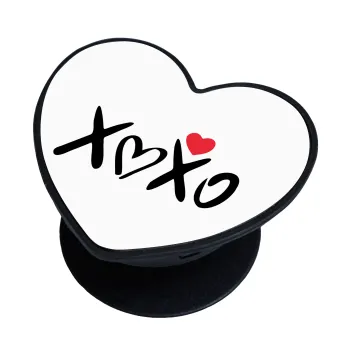 xoxo, Phone Holders Stand  καρδιά Μαύρο Βάση Στήριξης Κινητού στο Χέρι