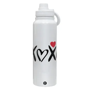 xoxo, Θερμός 1L Ανοξείδωτο με Βάση Κινητού & Διπλά Τοιχώματα