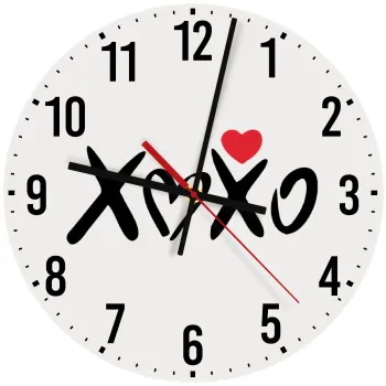 xoxo, Ρολόι τοίχου ξύλινο (30cm)