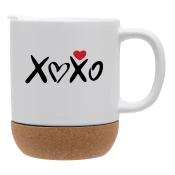 xoxo, Ceramic coffee mug Cork (MAT), 330ml