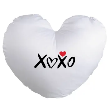 xoxo, Μαξιλάρι καναπέ καρδιά 40x40cm περιέχεται το  γέμισμα