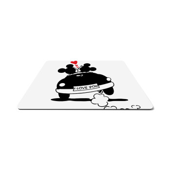 Love Car, Mousepad rect 27x19cm