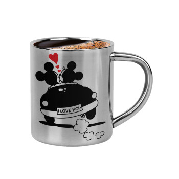 Love Car, Double-wall metal cup for espresso (220ml)