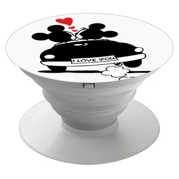 Love Car, Phone Holders Stand  Λευκό Βάση Στήριξης Κινητού στο Χέρι