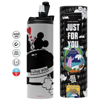 Love Car, Tumbler stainless steel GREY 600ml