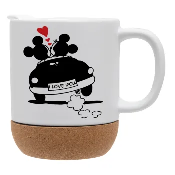 Love Car, Ceramic coffee mug Cork (MAT), 330ml