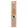 Easter Set, wooden keychain & scented Easter candle flat (30cm) (GRAY)