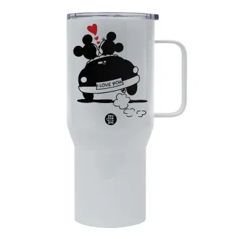 Love Car, Tumbler με καπάκι, διπλού τοιχώματος (θερμό) 750L