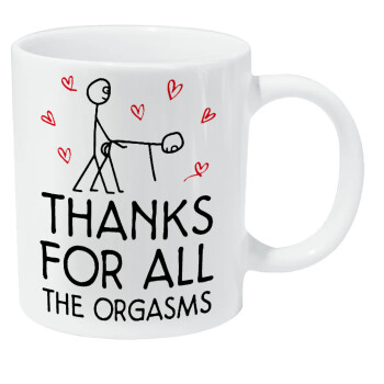 Thanks for all the orgasms, Κούπα Giga, κεραμική, 590ml