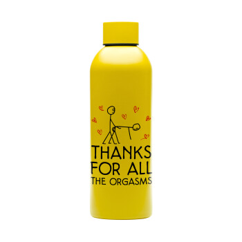 Thanks for all the orgasms, Μεταλλικό παγούρι νερού, 304 Stainless Steel 800ml