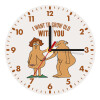 Wooden wall clock (20cm)