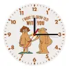 Wooden wall clock (20cm)