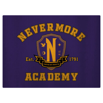 Wednesday Nevermore Academy University, Επιφάνεια κοπής γυάλινη (38x28cm)