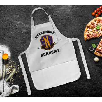 Wednesday Nevermore Academy University, Ποδιά Σεφ Ολόσωμη Παιδική (με ρυθμιστικά και 2 τσέπες)